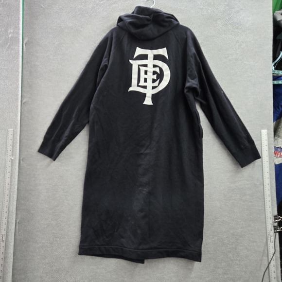 Reigning Champ Men Sleepwear L Black Top Dog‎ TDE Kendrick Lamar Robe Hooded - Picture 11 of 11